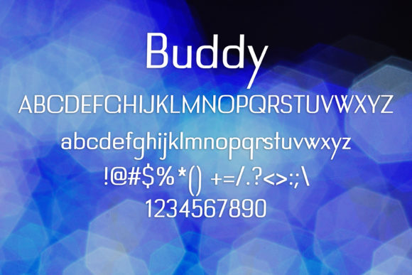 Buddy Font - Preview 1
