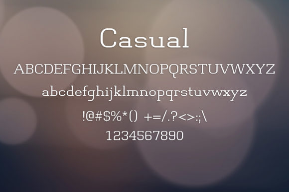 Casual Font - Preview 1