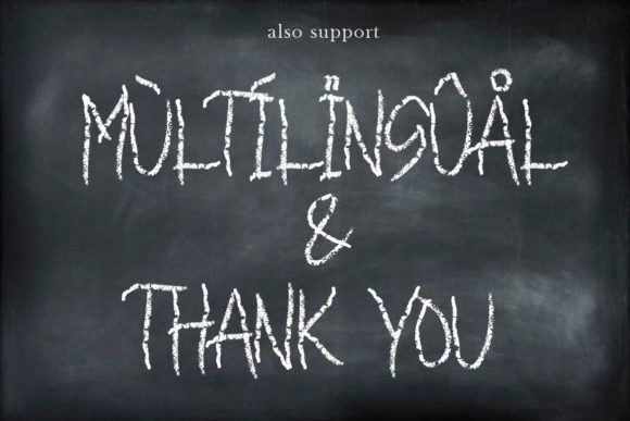 Chalk Hand Font - Preview 5