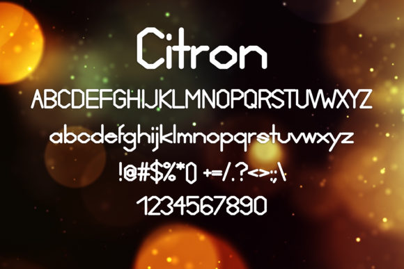 Citron Font - Preview 1