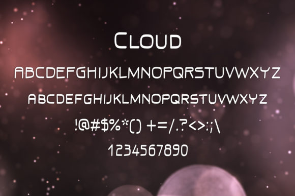 Cloud Font - Preview 1
