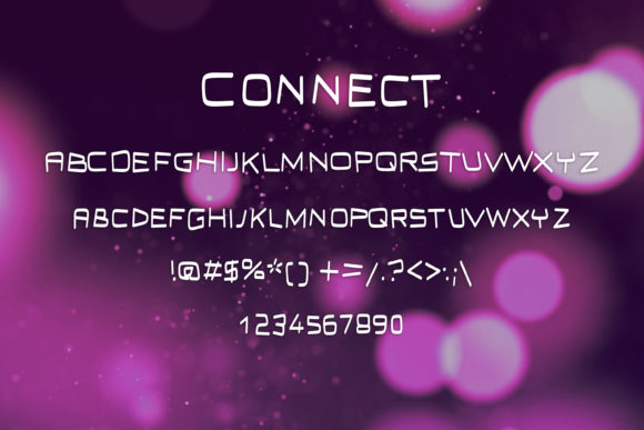 Connect Font - Preview 1