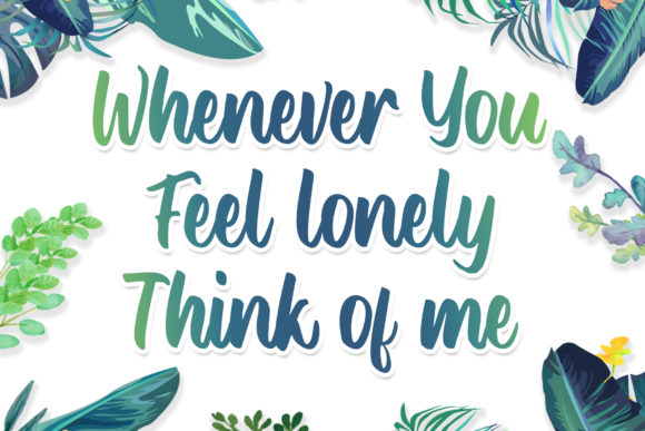 Dellana Font PNG with transparent background - Preview 1