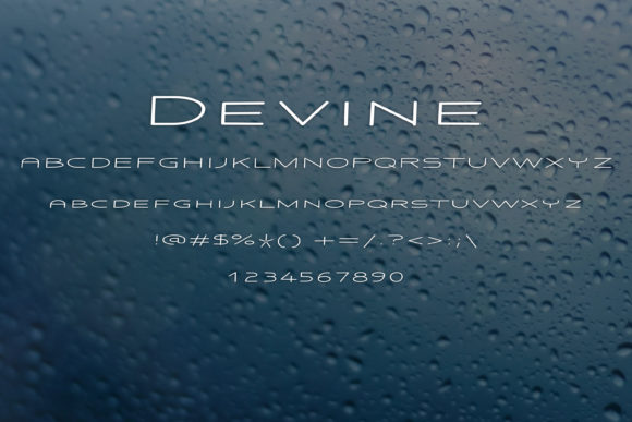 Devine Font - Preview 1