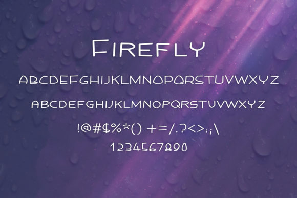 Firefly Font - Preview 1