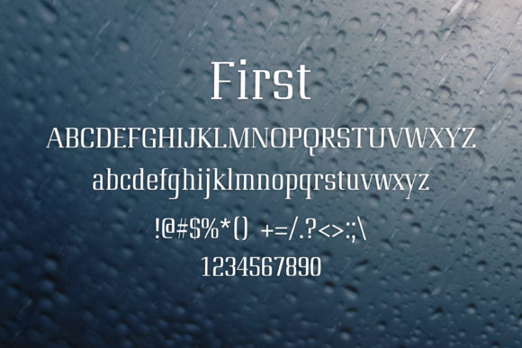 First Font - Preview 1