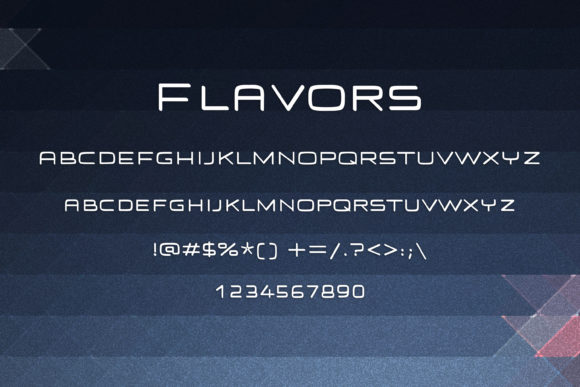 Flavors Font - Preview 1