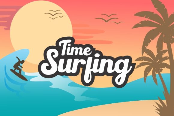 Light Beach Font PNG with transparent background - Preview 2