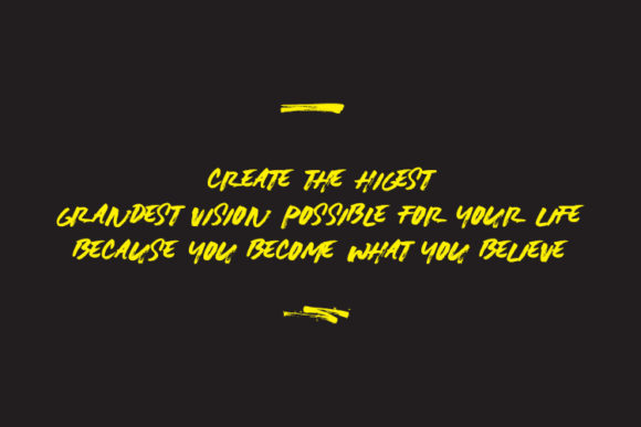 Lightbrush Font PNG with transparent background - Preview 2