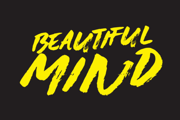 Lightbrush Font PNG with transparent background - Preview 5