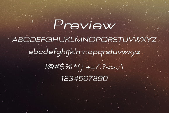 Preview Font PNG with transparent background - Preview 1