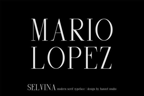Selvina Font PNG with transparent background - Preview 2
