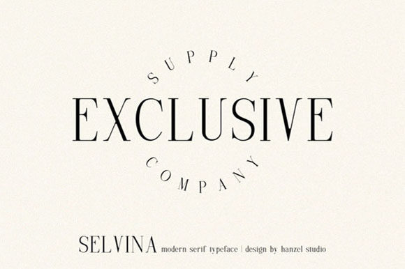 Selvina Font PNG with transparent background - Preview 5