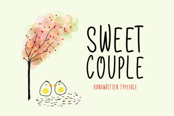 Sweet Couple Font by Instagram Fonts · Creative Fabrica font preview