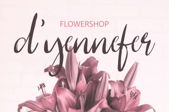 Because of You Font - Preview 5