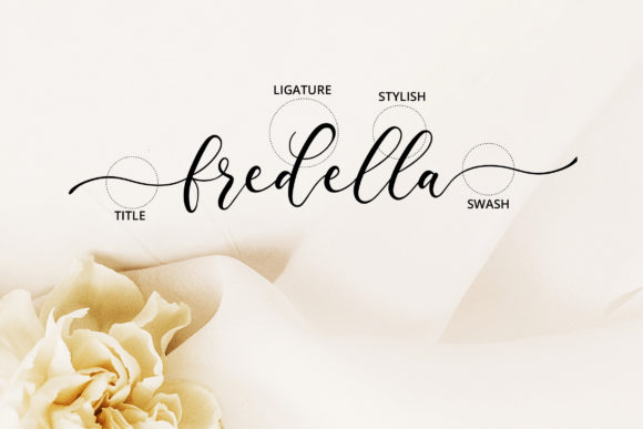 Fredella Font PNG with transparent background - Preview 1