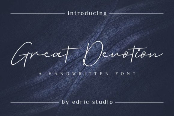 Great Devotion Font - Preview 1