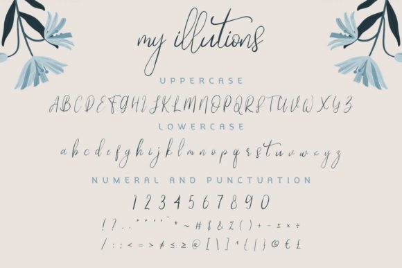 My Illutions Font PNG with transparent background - Preview 3