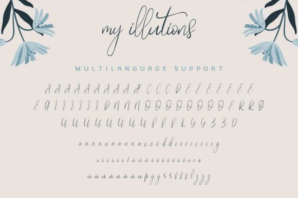 My Illutions Font PNG with transparent background - Preview 6