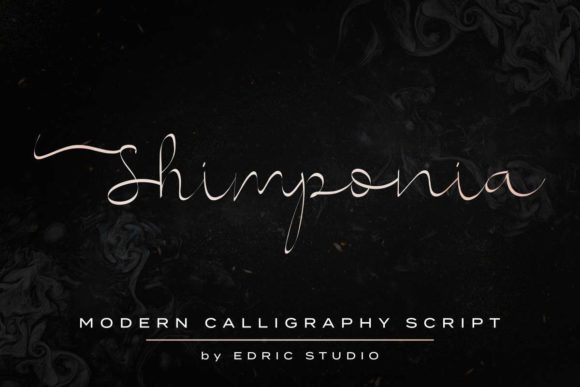 Shimponia Font PNG with transparent background - Preview 1