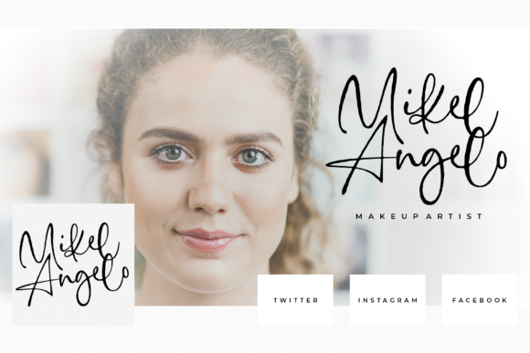 Fleur Marche Font PNG with transparent background - Preview 2