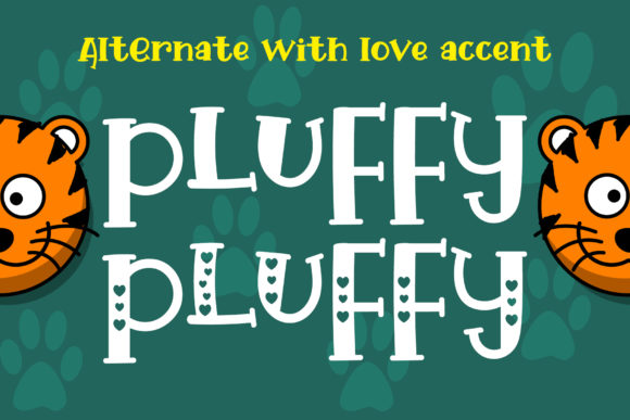 Funky Tiger Font PNG with transparent background - Preview 2