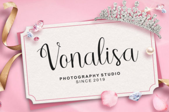 Kerling Script Font PNG with transparent background - Preview 2
