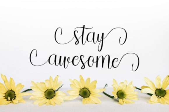 Kerling Script Font PNG with transparent background - Preview 6