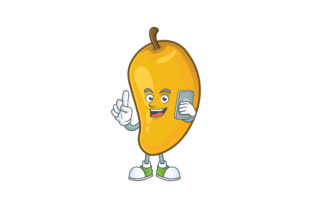 Mango cartoon character style