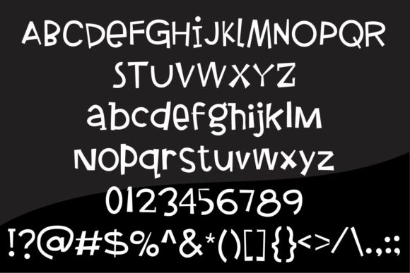 Milkypants Font PNG with transparent background - Preview 1