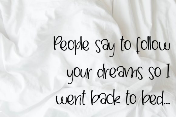 Pillow Talking Font PNG with transparent background - Preview 6