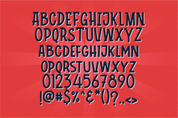 Roadkey Font font preview - 6