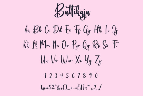 Battikaja Font - Preview 5