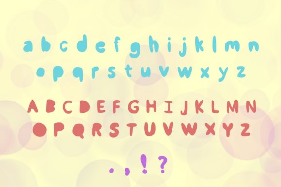 Bubble Buddies Font - Preview 1