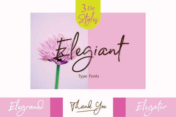 Elegiant Font - Preview 6