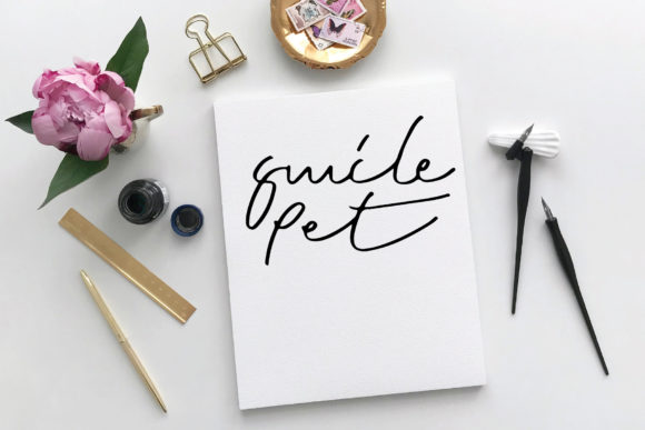 Scootish Cat Font PNG with transparent background - Preview 1