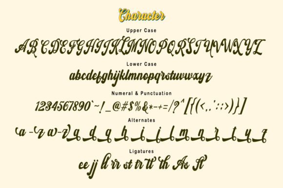 Ballingtone Font - Preview 5