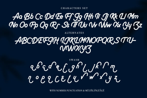 Kobryan Font PNG with transparent background - Preview 6