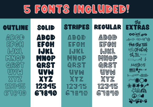 Meowica Font PNG with transparent background - Preview 1