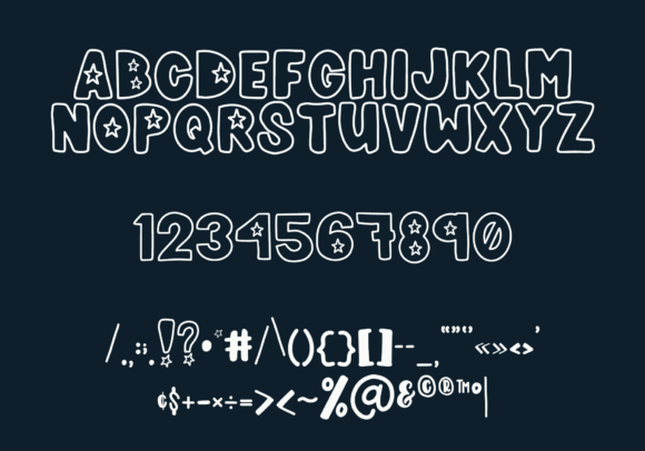 Meowica Font PNG with transparent background - Preview 2