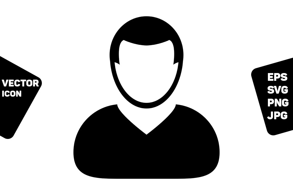 Person Icon Vector Male User Profile Graphic by TukTuk Design ...