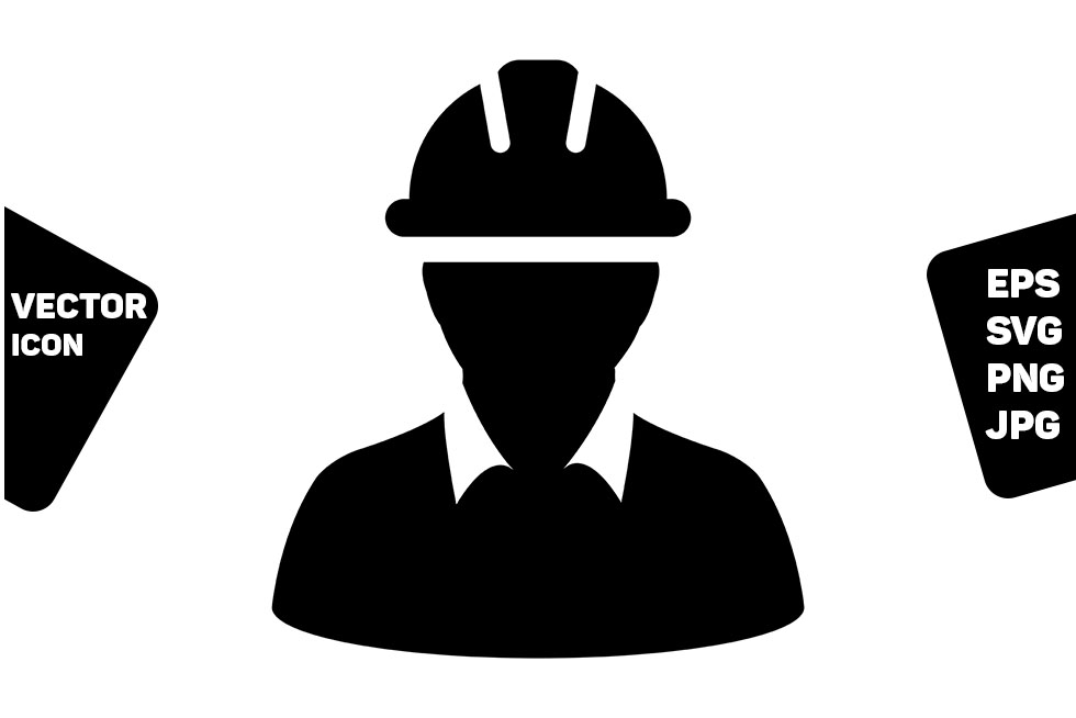 Service Worker Icon Vector Construction Graphic by TukTuk Design ...