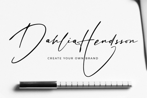 Sign Style Font PNG with transparent background - Preview 2