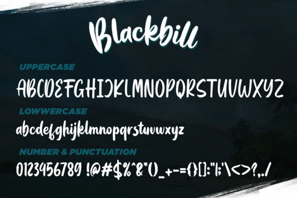 Blackbill Font - Preview 6
