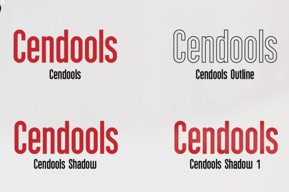 Cendools Font - Preview 1