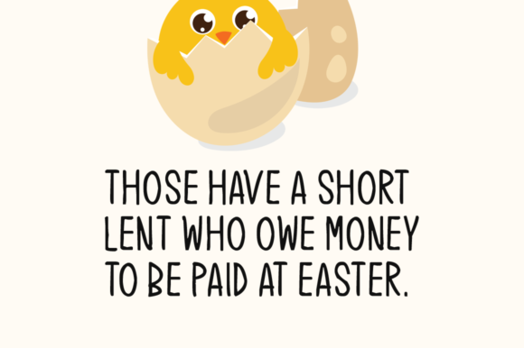 Easter Chick Font - Preview 1