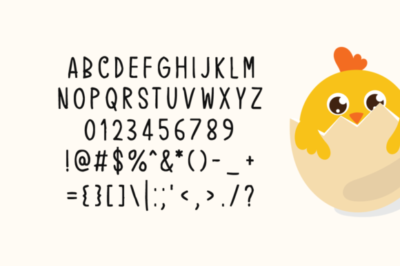 Easter Chick Font - Preview 3