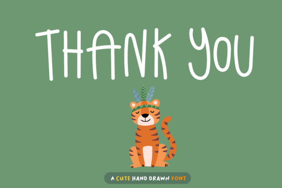 Hello Zoo Font PNG with transparent background - Preview 4