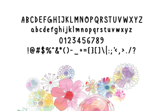 Hi Spring Font PNG with transparent background - Preview 3