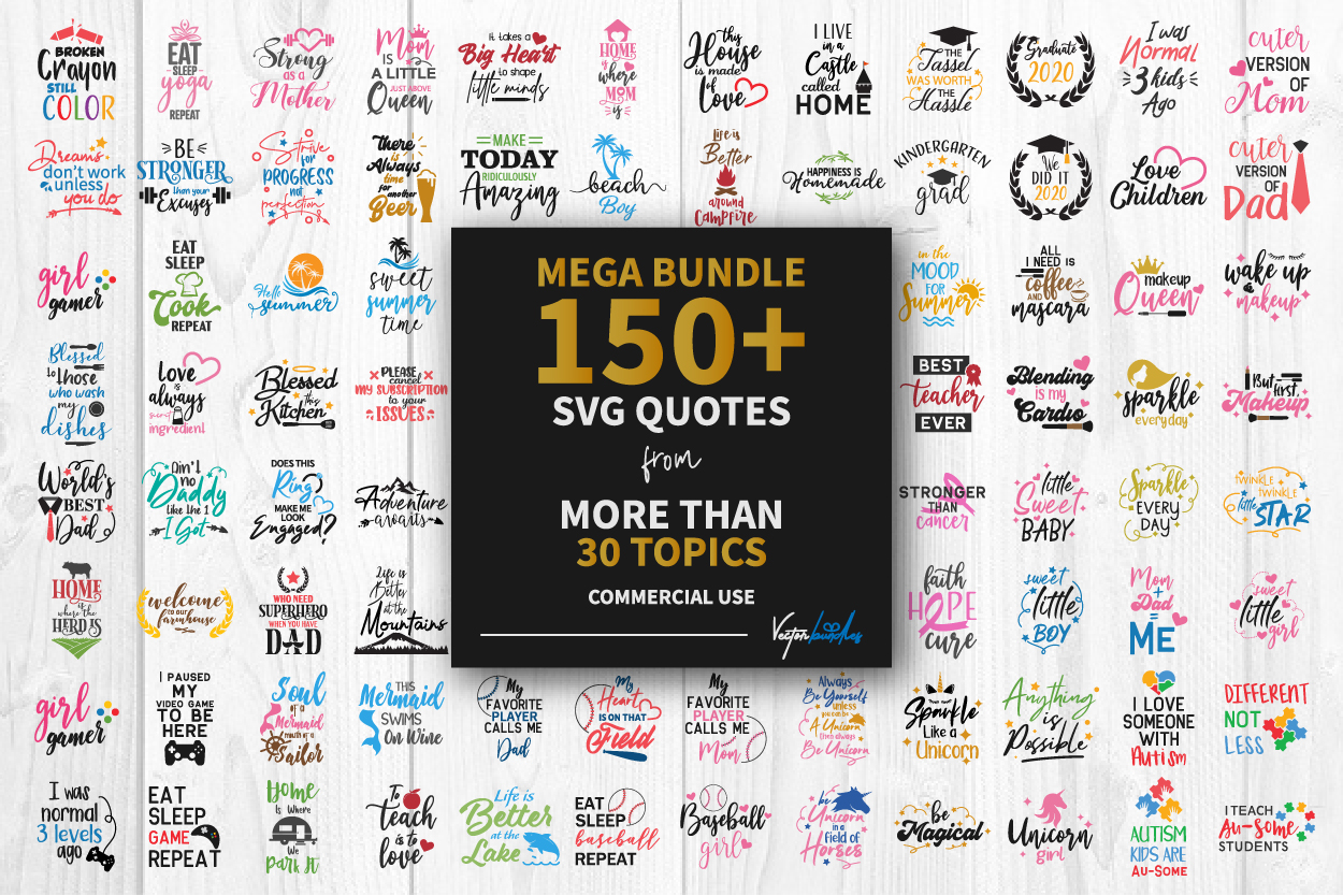 Mega Bundle 150 Quotes